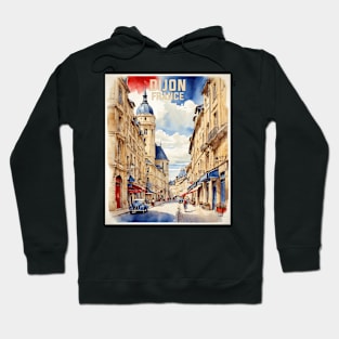 Dijon France Vintage Travel Poster Tourism Hoodie